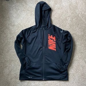 Like New Nike Dri-fit light Zip-up Hoodie Boys SZ XL